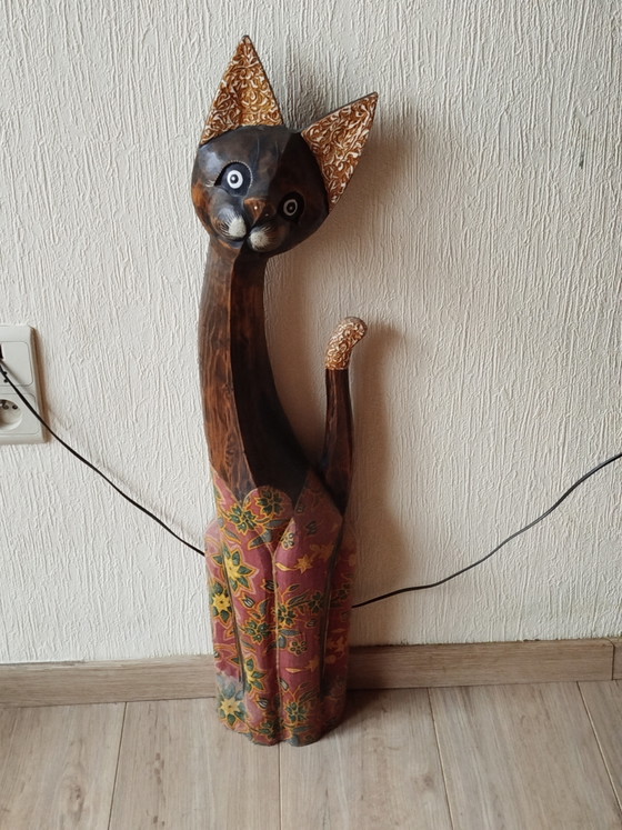 Image 1 of Chat en bois