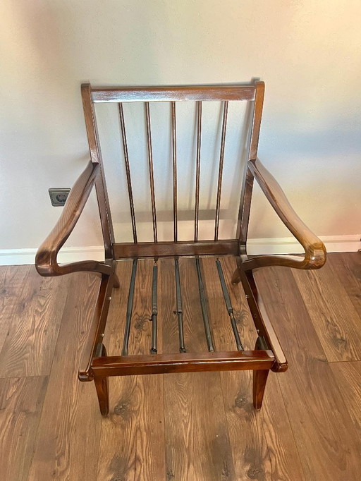 2x Original Mid Century Easy Chairs. Bugholzsessel aus den 1940er Jahren von Guglielmo Ulrich für C.W.K. Möbel gefertigt.