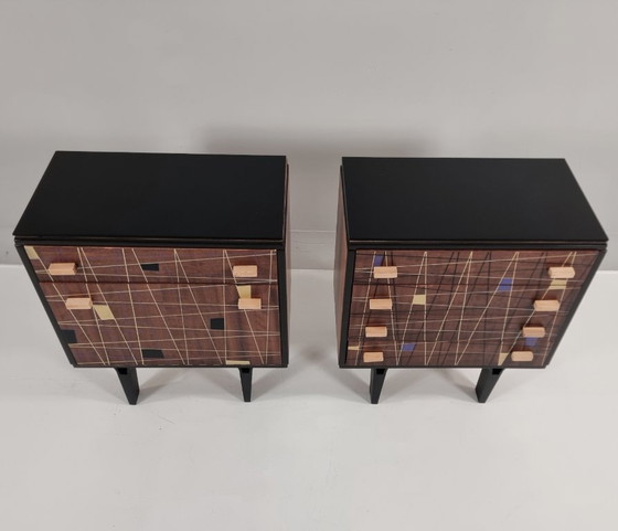 Image 1 of Comodini, anni '70, set di 2