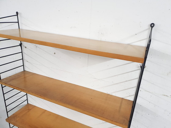 Image 1 of Nisse String für Strinning Wandschrank aus Kiefernholz, Schweden 1960er Jahre