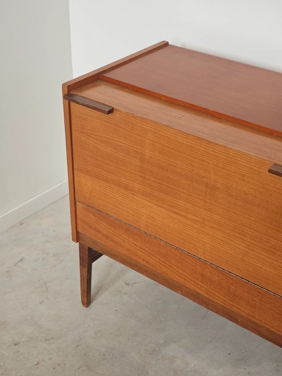 Opbergkist of minibar van Frantisek Mezulanik voor Up Zavody – Barkrukken, Wood, Mid Century Modern (photo 6 of 21)