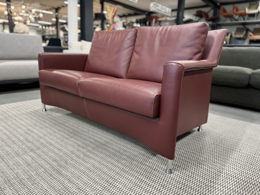 Leolux Paian 2 Seater sofa Senso Granata leather