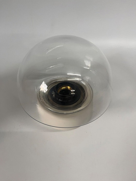 Image 1 of Vintage Paddestoel Paddestoel Plafond- of Wandlamp Space Age