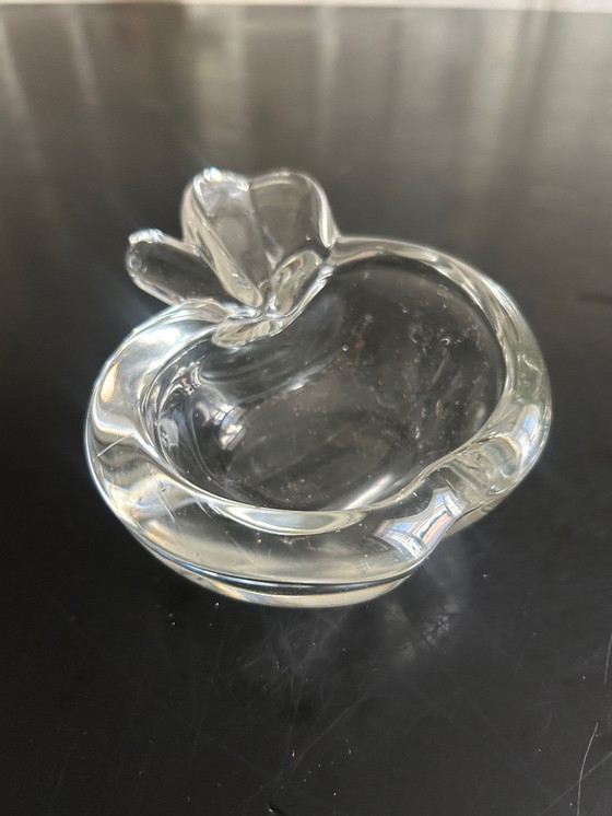 Image 1 of vide poche pomme en cristal 