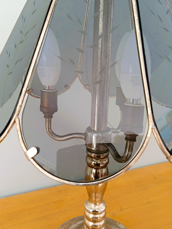 Image 1 of Lámpara de mesa estilo Tiffany