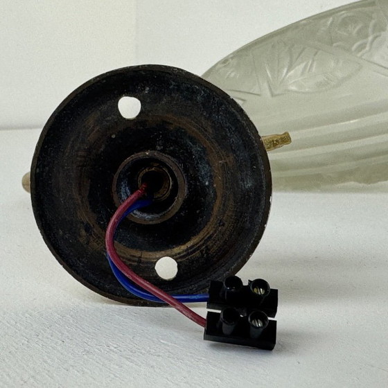 Image 1 of GRANDE APPLIQUE VINTAGE IN STILE ART DÉCO