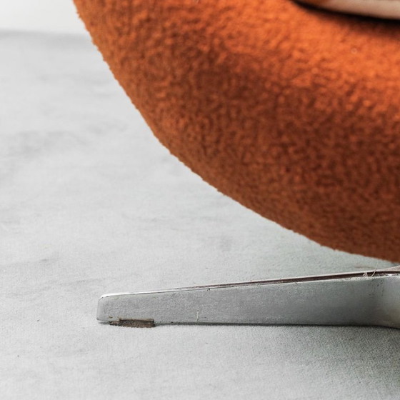 Image 1 of FAUTEUIL EN BOUCLE JACOBSEN STYLE 70'S VINTAGE MODERNE