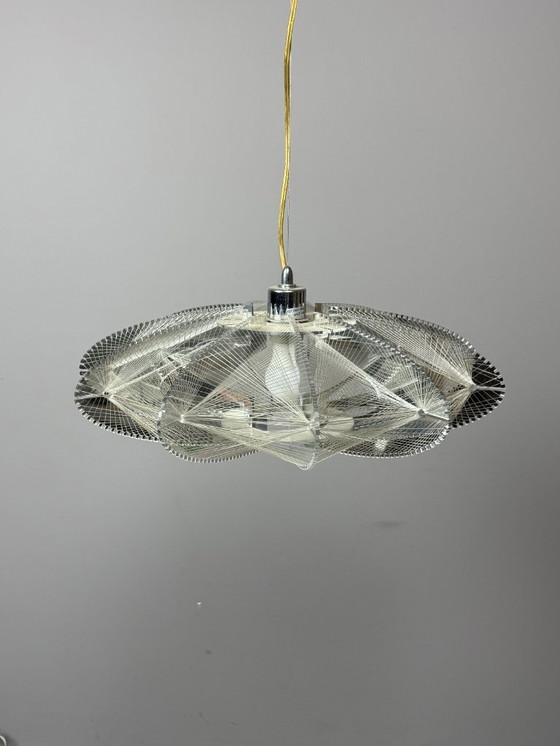 Image 1 of Lampada a sospensione Space Age di design di metà secolo di Sompex, attribuita a Paul Secon, anni '70