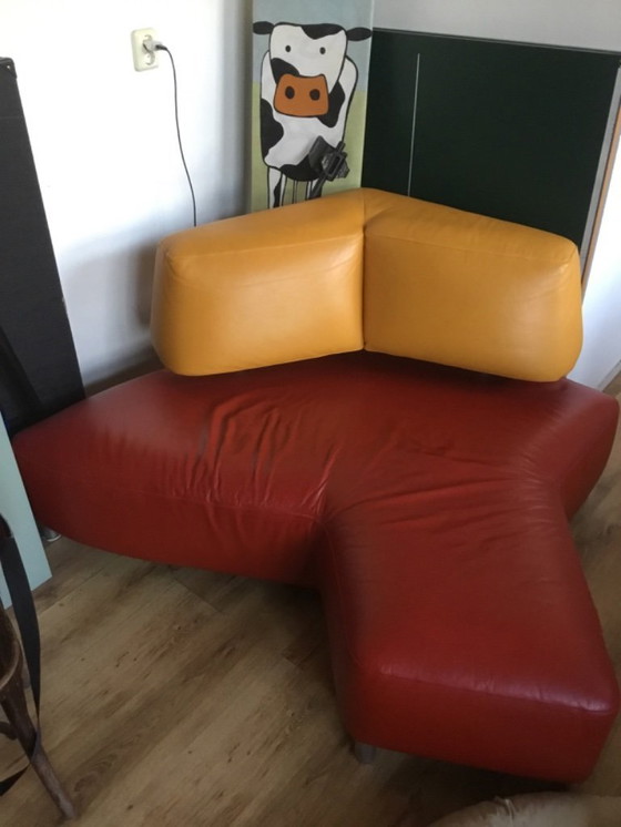 Image 1 of Sofá y reposapiés Leolux Archipel