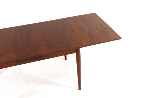 Image 1 of Lübke extendable rectangular dining table vintage