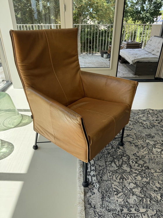 Precioso juego de dos sillones de cuero Montis. – Leather, Metal (photo 5 of 5)