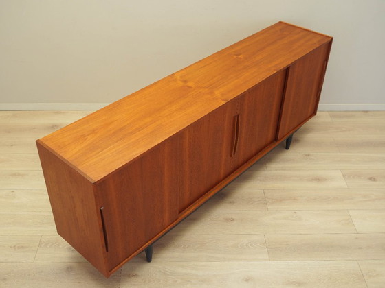 Image 1 of Teakhouten dressoir, Deens ontwerp, jaren 70, fabrikant: Denemarken