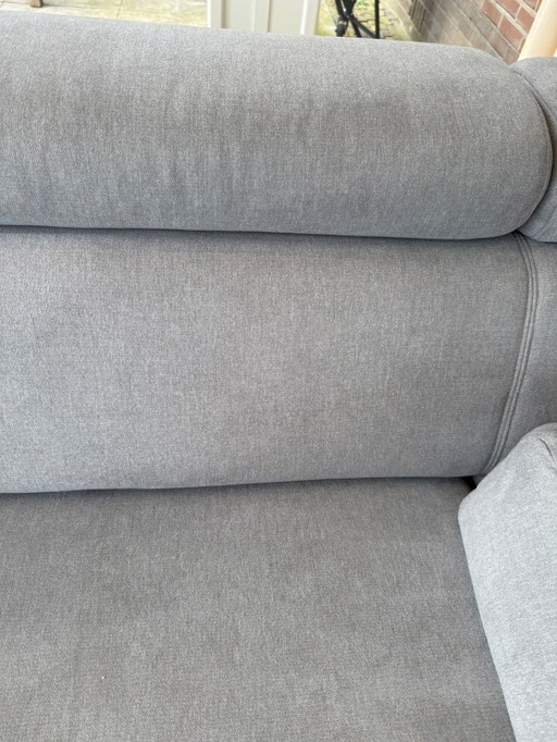 Grey corner sofa by Montel