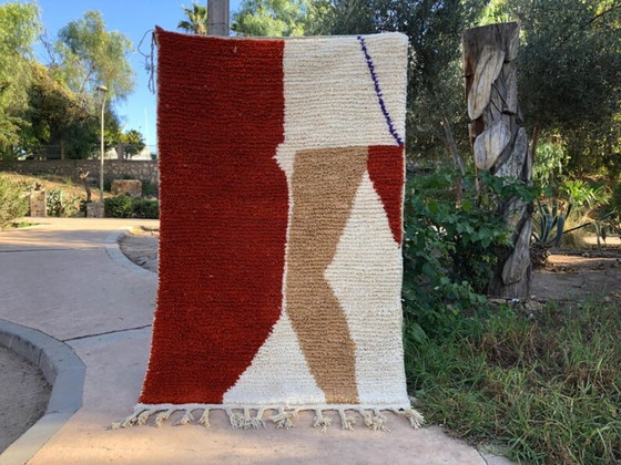 Image 1 of Moroccan handcrafted rug 250cm x 150cm