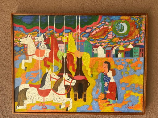 Ferry Slebe, ‘La giostra’, Scuola dell’Aia, 1959