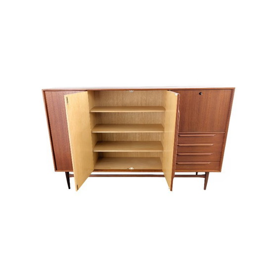 Original Midcentury Cabinet Heinrich Riestenpatt Teak High Boards – Wood (photo 10 of 24)