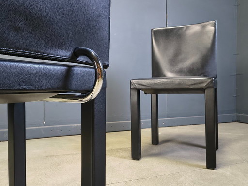 Sedie da pranzo Arcadia di Paolo Piva per B&B Italia set da 6