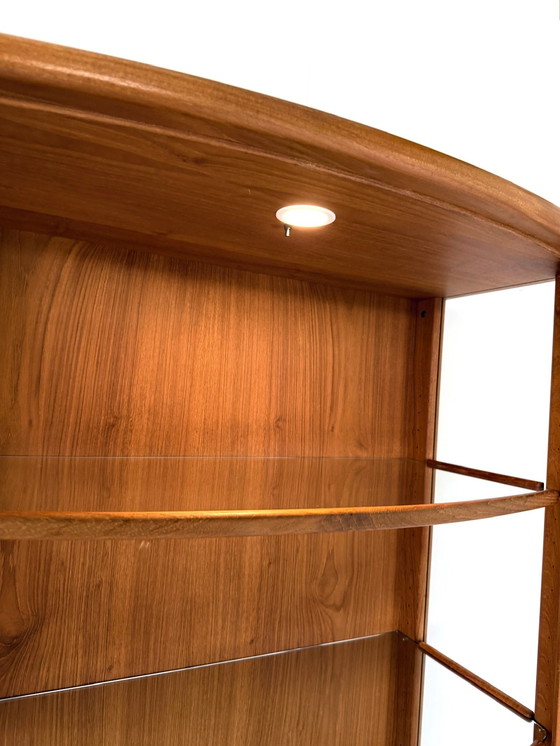 Image 1 of Vetrina danese vintage in teak e vetro anni '80