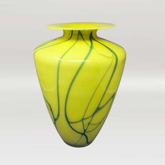 Image 1 of 1960s Large Mid-Century Murano Glass Statement Vase by Dogi