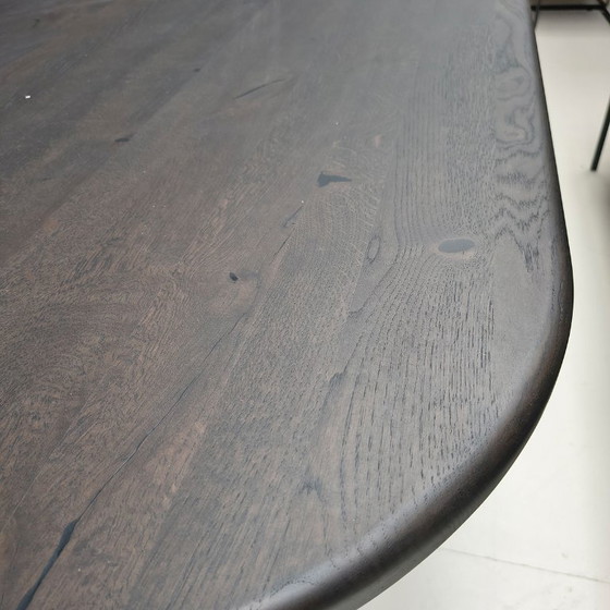 Nouveau Dining table (Leiden), Wood, Metal, Brown, Modern (photo 5 of 5)