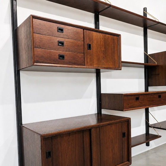 Image 1 of Meuble mural modulaire vintage en palissandre