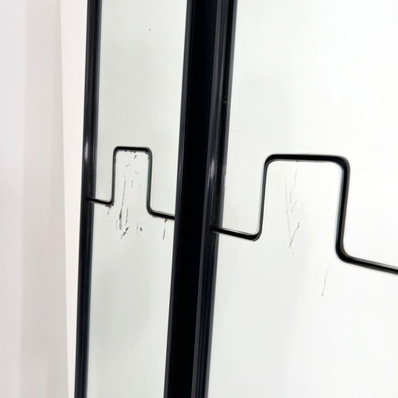 Image 1 of Set di 6 specchi e attaccapanni Gronda di Luciano Bertoncini per Elco, anni '70