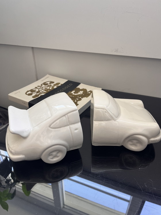 Image 1 of Porsche design vintage boekensteunen porselein