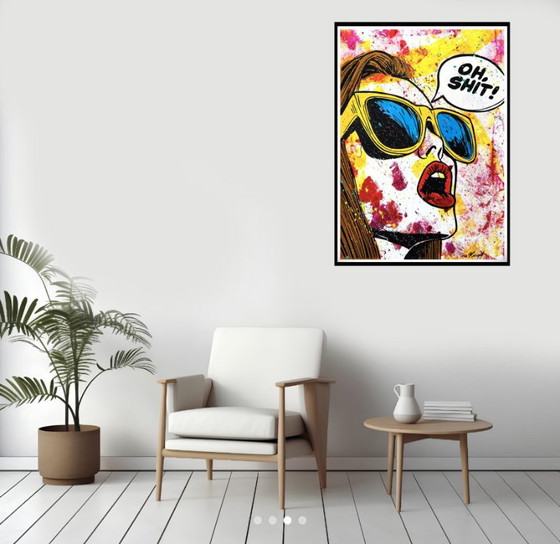 GONGAS - O Shit - Artist's Painting – Paintings & Drawings, Canvas (photo 3 of 17)