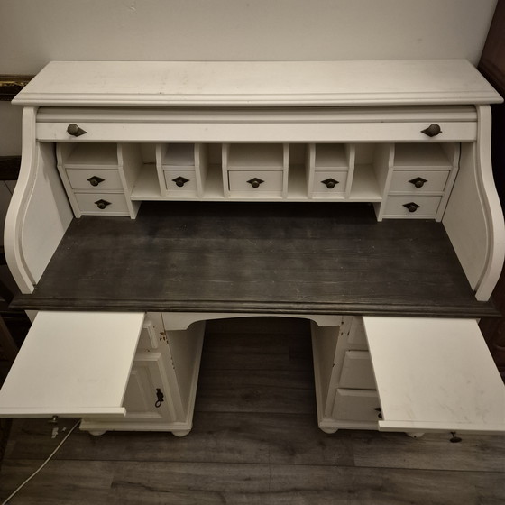 Image 1 of Secreter/escritorio blanco antiguo