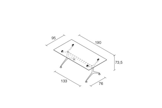 Image 1 of Alias ​​Frametafel - ontwerp Alberto Meda