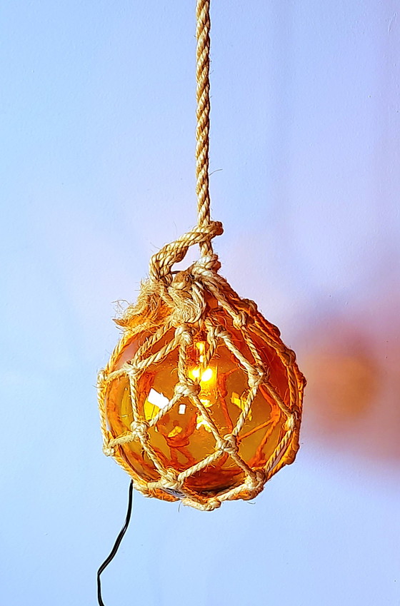 Image 1 of Lampe flotteur de filet de pêche, diamètre 20cm.