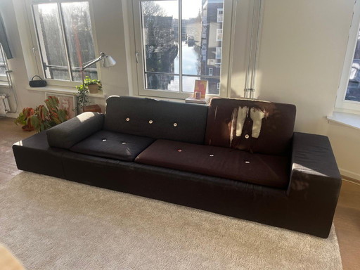 Divano Vitra Polder XL con rivestimento danneggiato