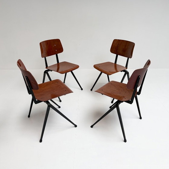 Set of 4 Galvanitas S17 chairs by Paul Philipsen, 1965 – Dining chairs, Metal (photo 2 of 15)