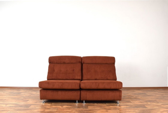 Mid-Century Italian Lounge Chairs, 1970s, Set of 2 – Loveseats, Textile (photo 2 of 17)