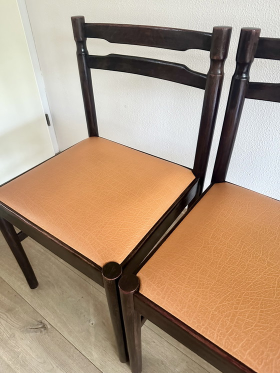 Image 1 of 2 x mid-century design eetkamerstoel 