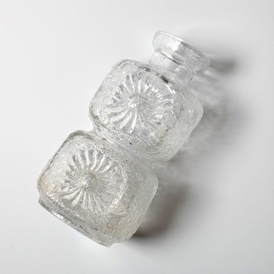 Image 1 of Vase Kvety / Pressed Glass Vase Flowers by Pavel Panek / Libochovice / Czech Republic / 1973