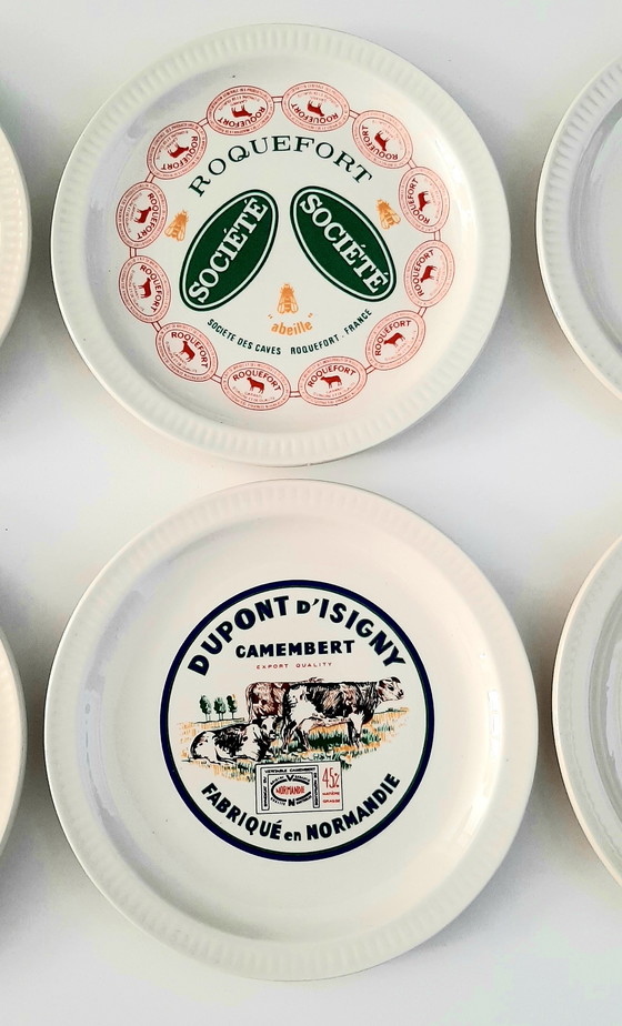 Image 1 of Fromages de France, Fayence de St. Amand Käseteller 6