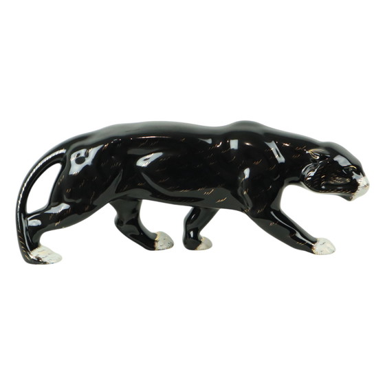 Image 1 of Art Deco Stijl Panter Keramiek