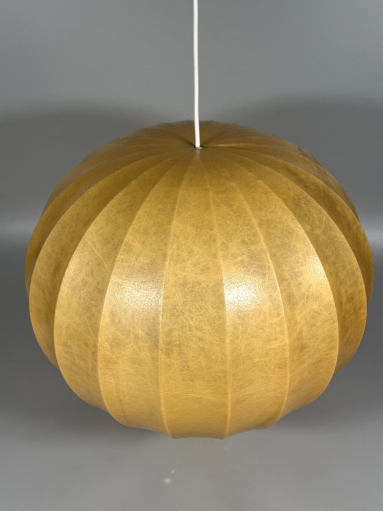 Image 1 of Lampada da soffitto anni '60/'70, lampada a globo "Moon", Goldkant Leuchten Cocoon Design