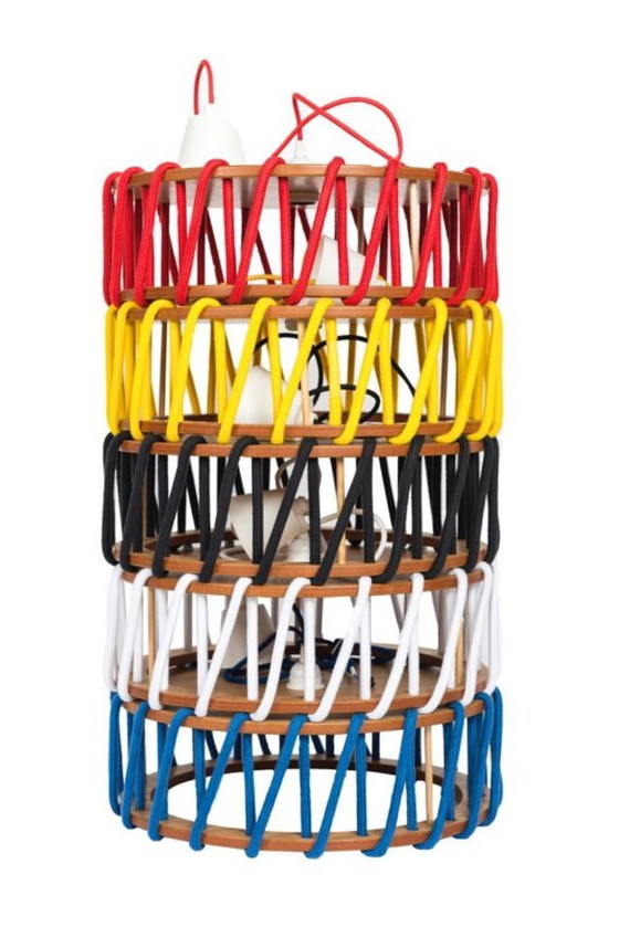 Image 1 of Lámpara colgante Macaron negra de EMKO