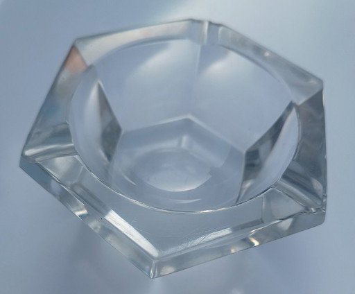 Val Saint Lambert crystal ashtray