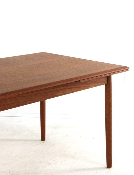 Image 1 of Deense verlengbare rechthoekige eettafel 'Siem' vintage teak