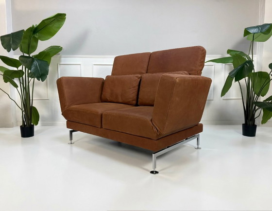 Image 1 of Brühl Moule Kleine Sofa Leer Bruin Cognac