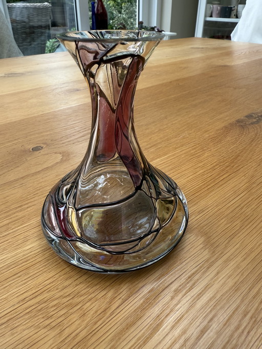 Vase en verre mosaïque K&K Styling