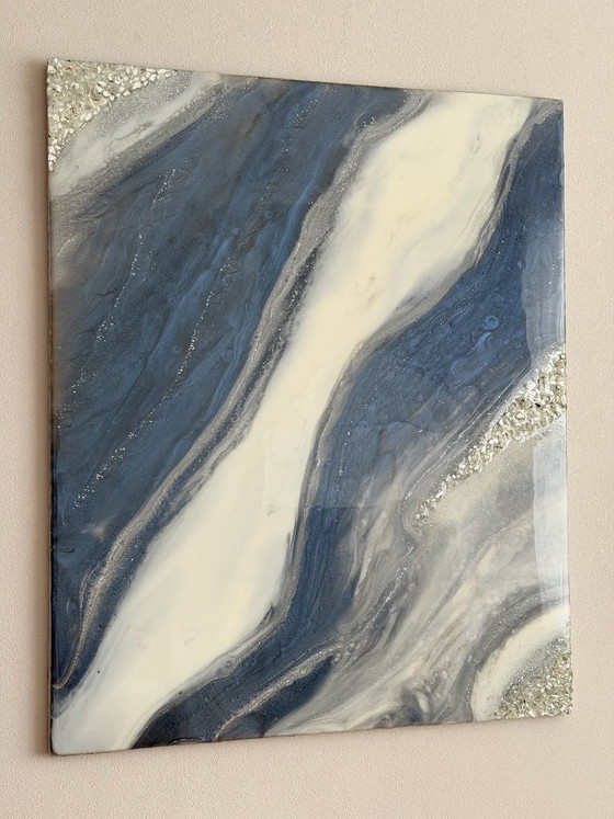 Image 1 of Abstrakte Harz-Wandkunst