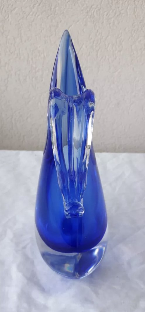 Image 1 of Murano Blue Vase