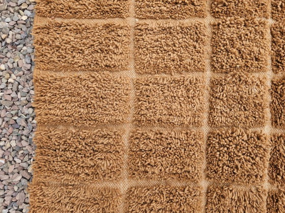 Image 1 of Alfombra de lana marrón de 250 cm x 150 cm.