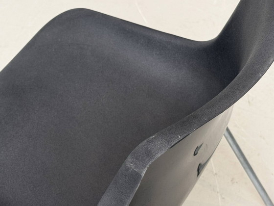 Image 1 of Set di 6 sedie Polyside, classici del design britannico disegnati da Robin Day per Hille, anni '70.