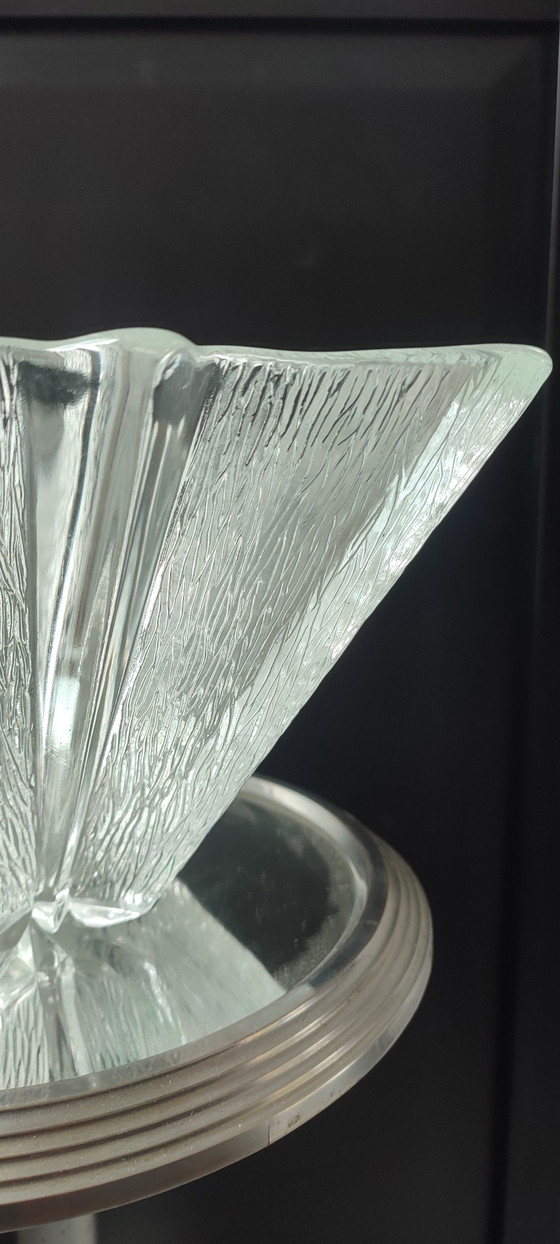 Image 1 of Grote vintage XXL kom van Walther Glas