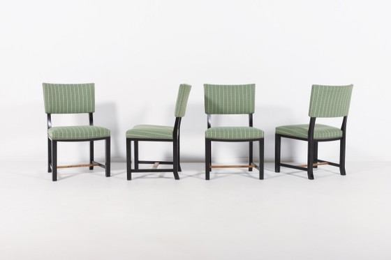 Image 1 of Set of 4 chairs from Otto Schulz, 1940’s Sweden